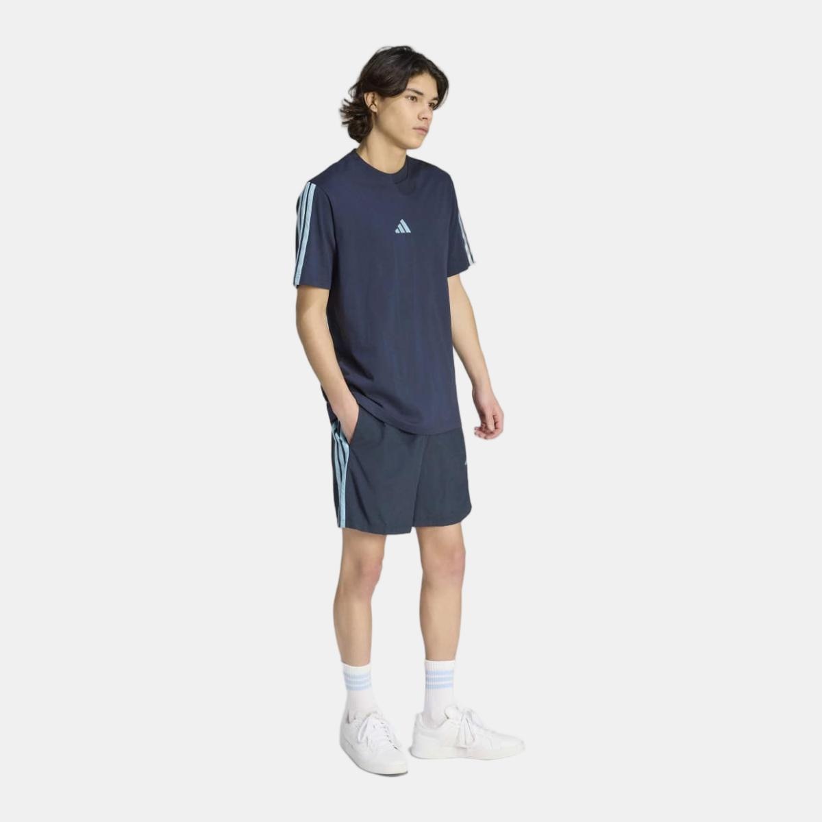 T-shirt de Homem 3 Stripe Azul-marinho-3