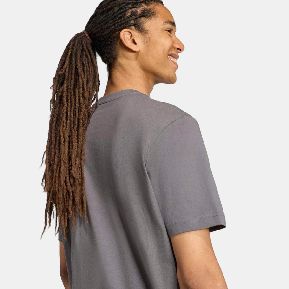T-shirt de Homem House of Tiro Linear Cinzento-4