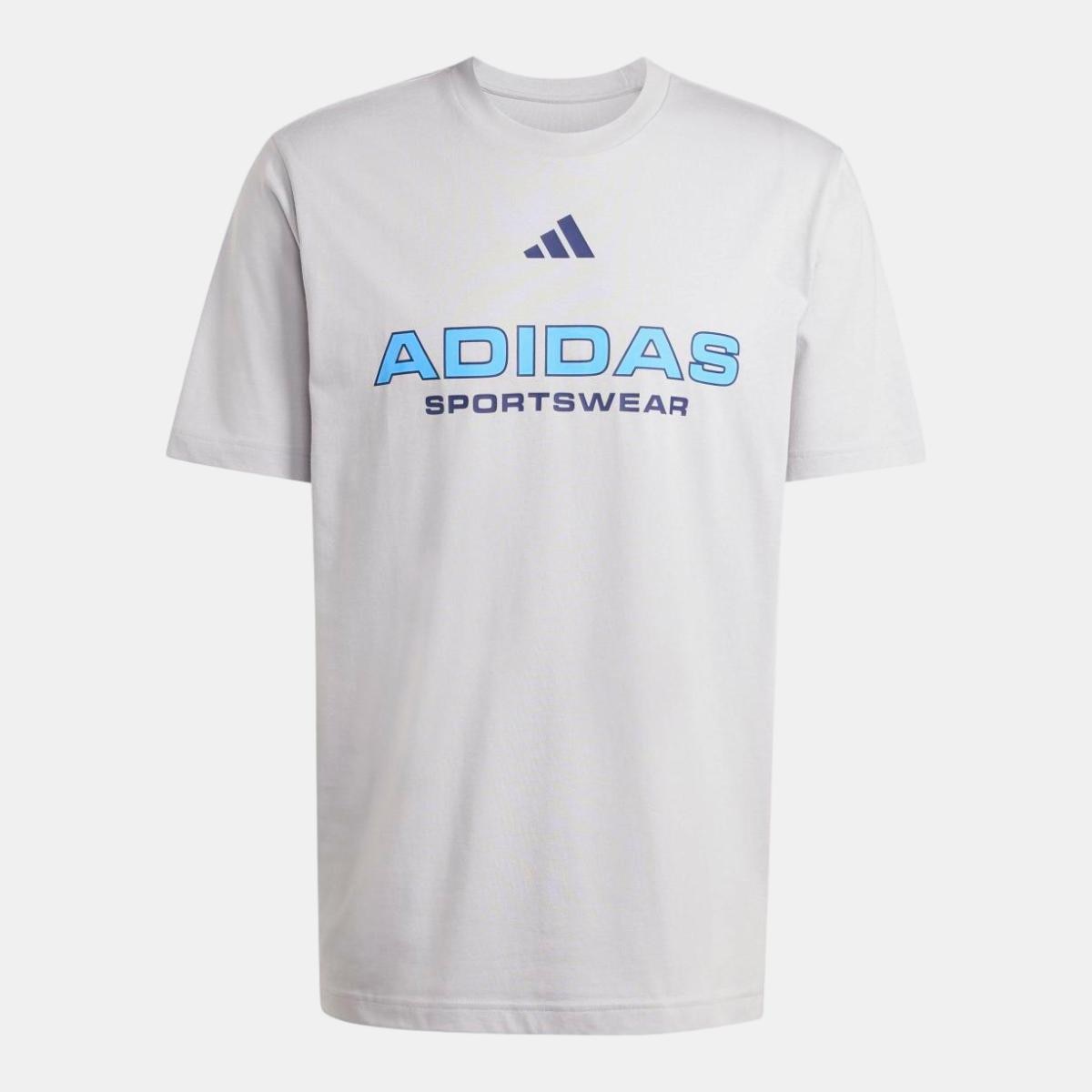 T-shirt de Homem House of Tiro Linear Cinzento-6