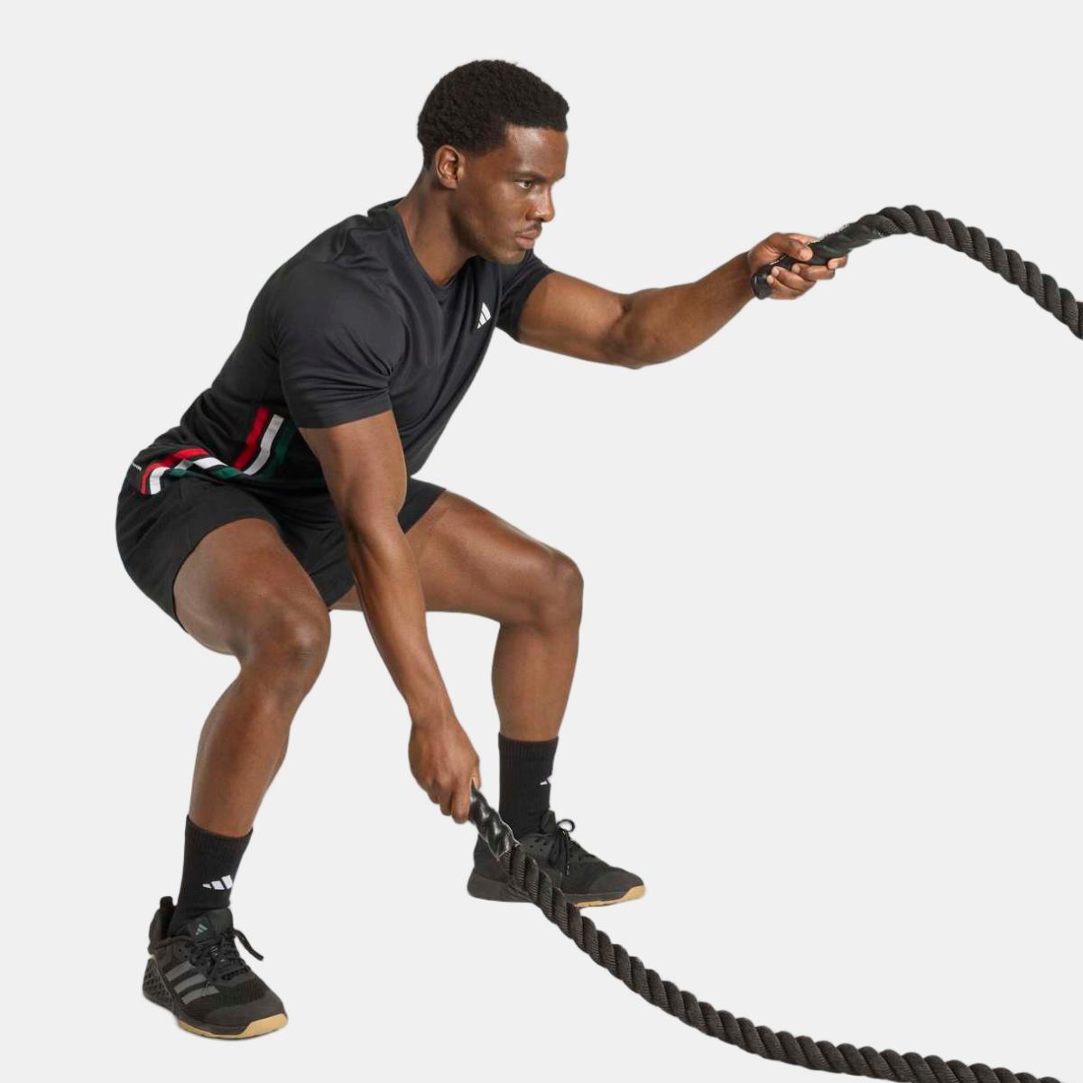 T-shirt de Homem Workout Essentials Base Preto-3