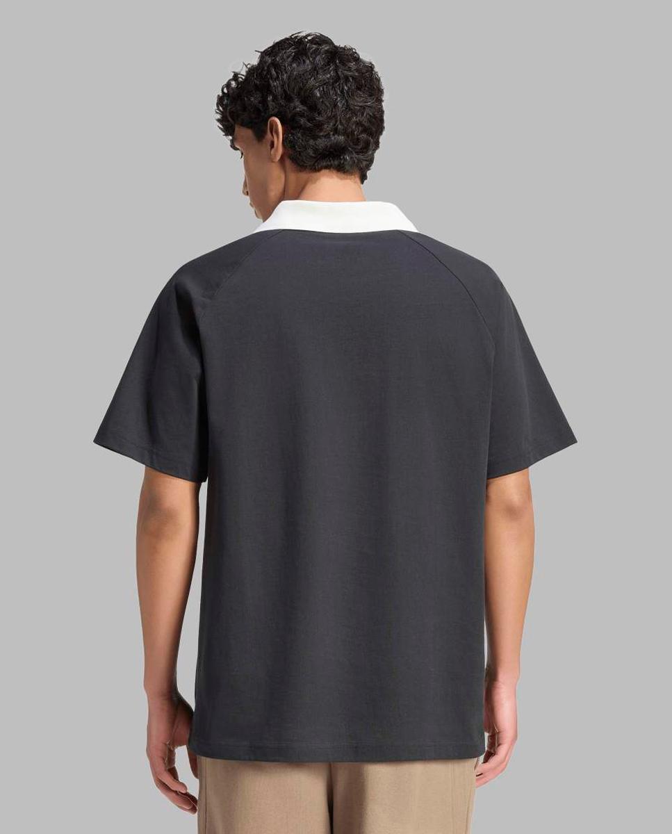 T-shirt de Homem Tie-Ins Preto-2