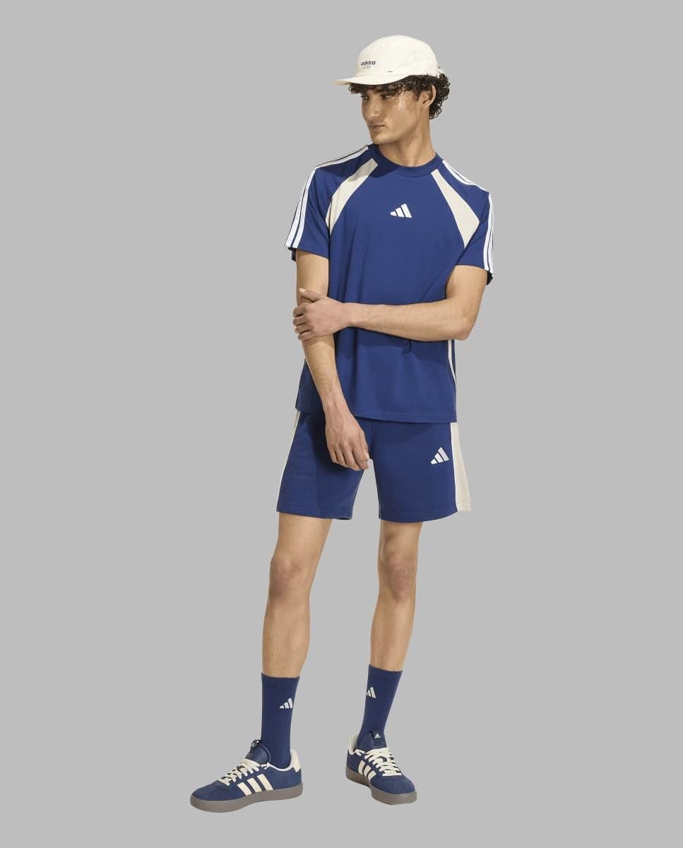 T-shirt de Homem Essentials Seasonal Azul-3