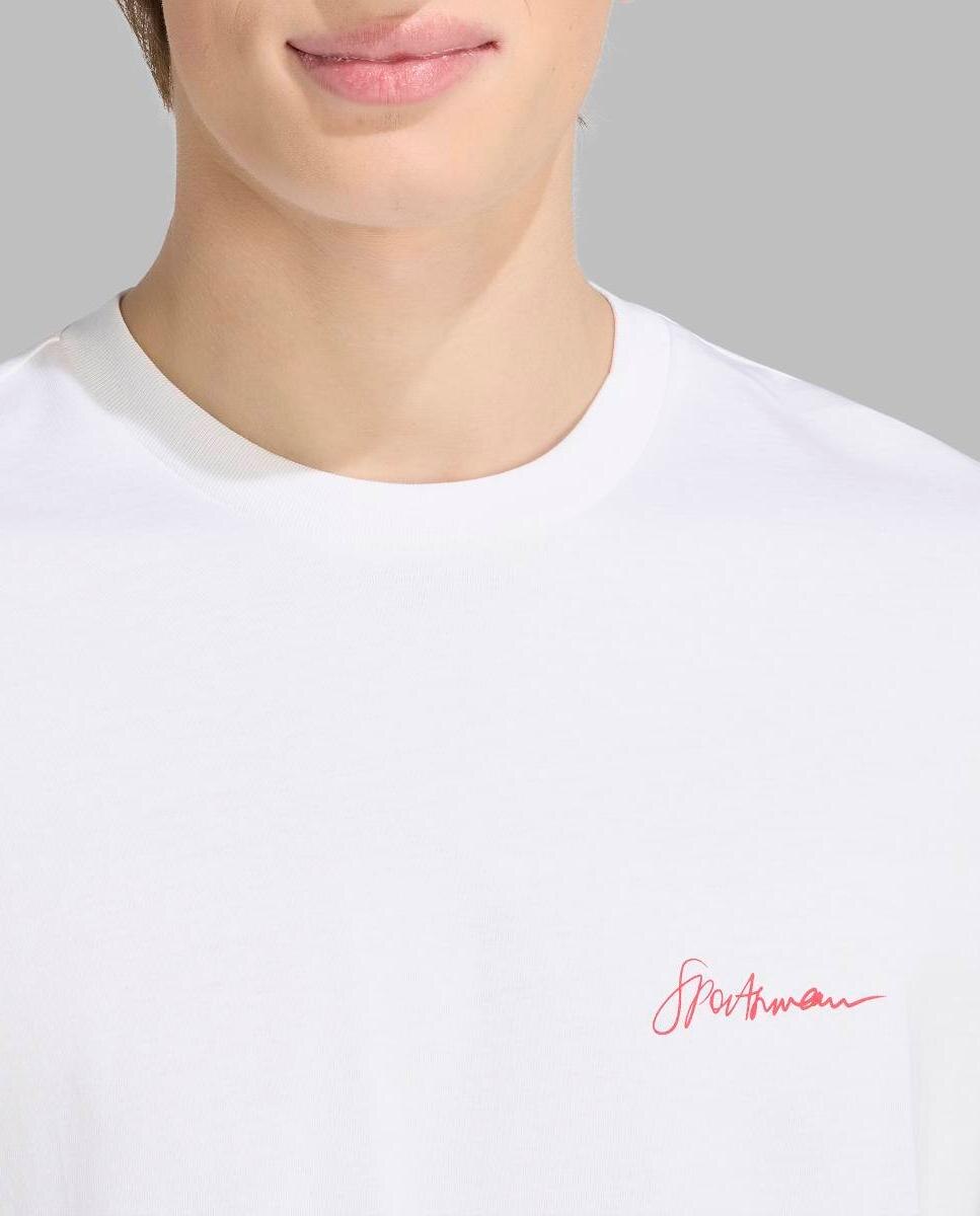 T-shirt de Homem Table Tee Branco-4