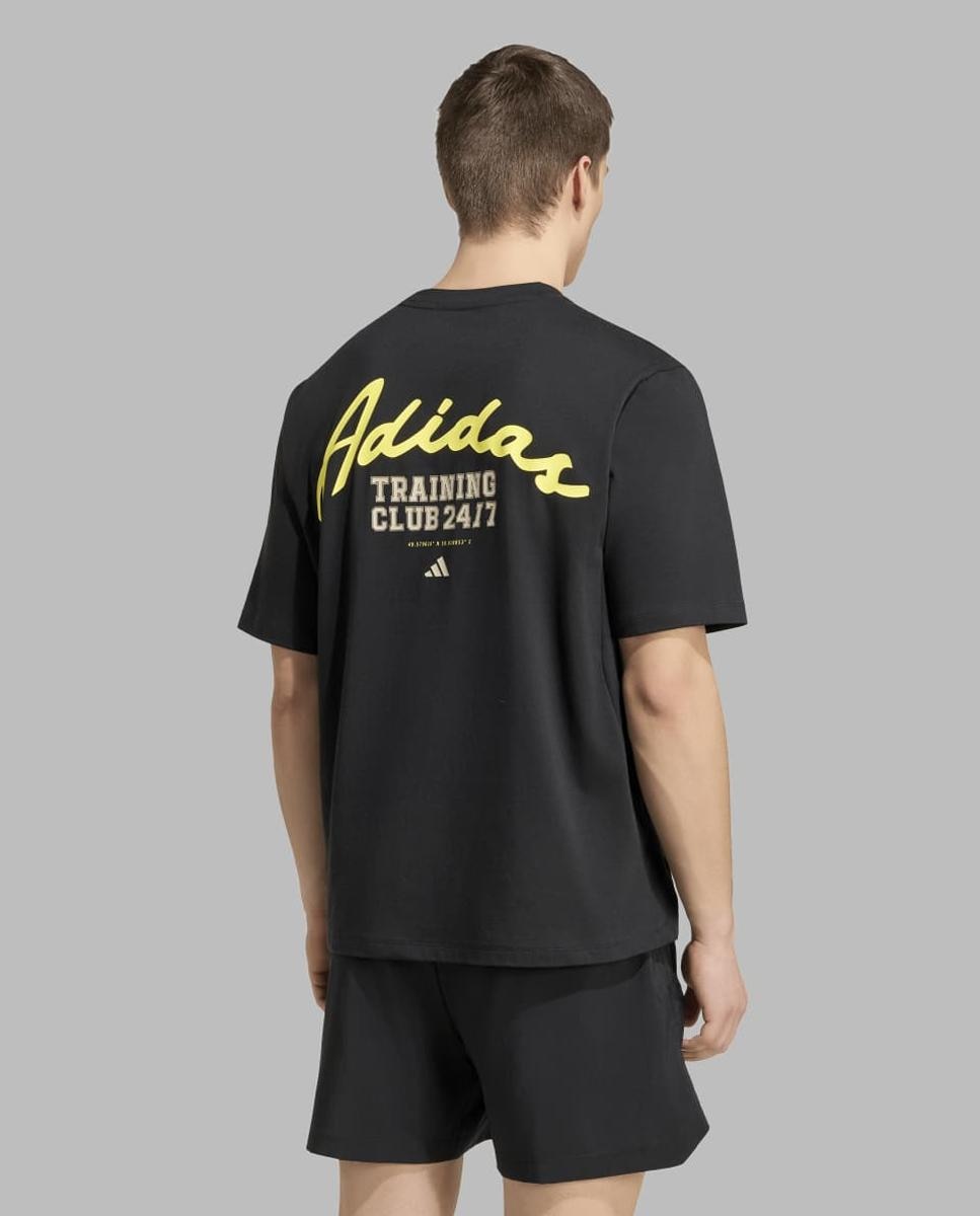 T-shirt de Homem Workout Essentials Preto-2