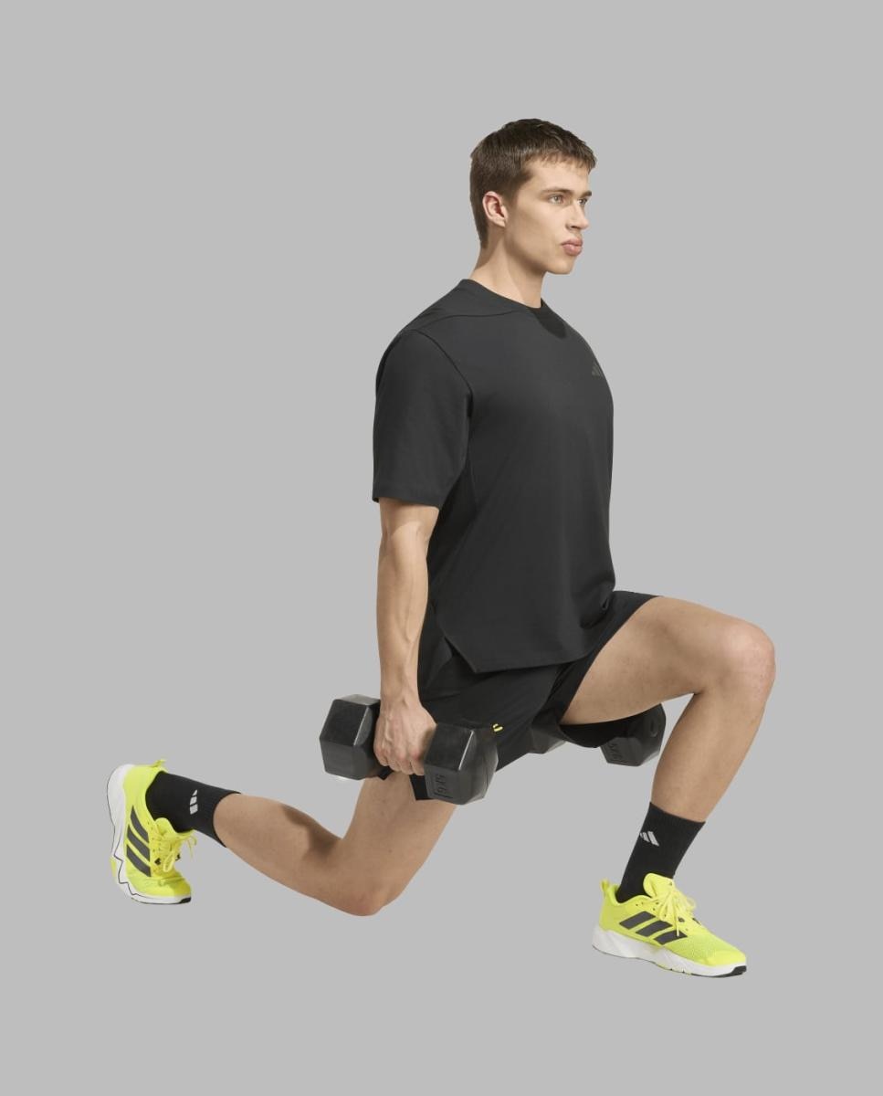 T-shirt de Homem Workout Essentials Preto-3
