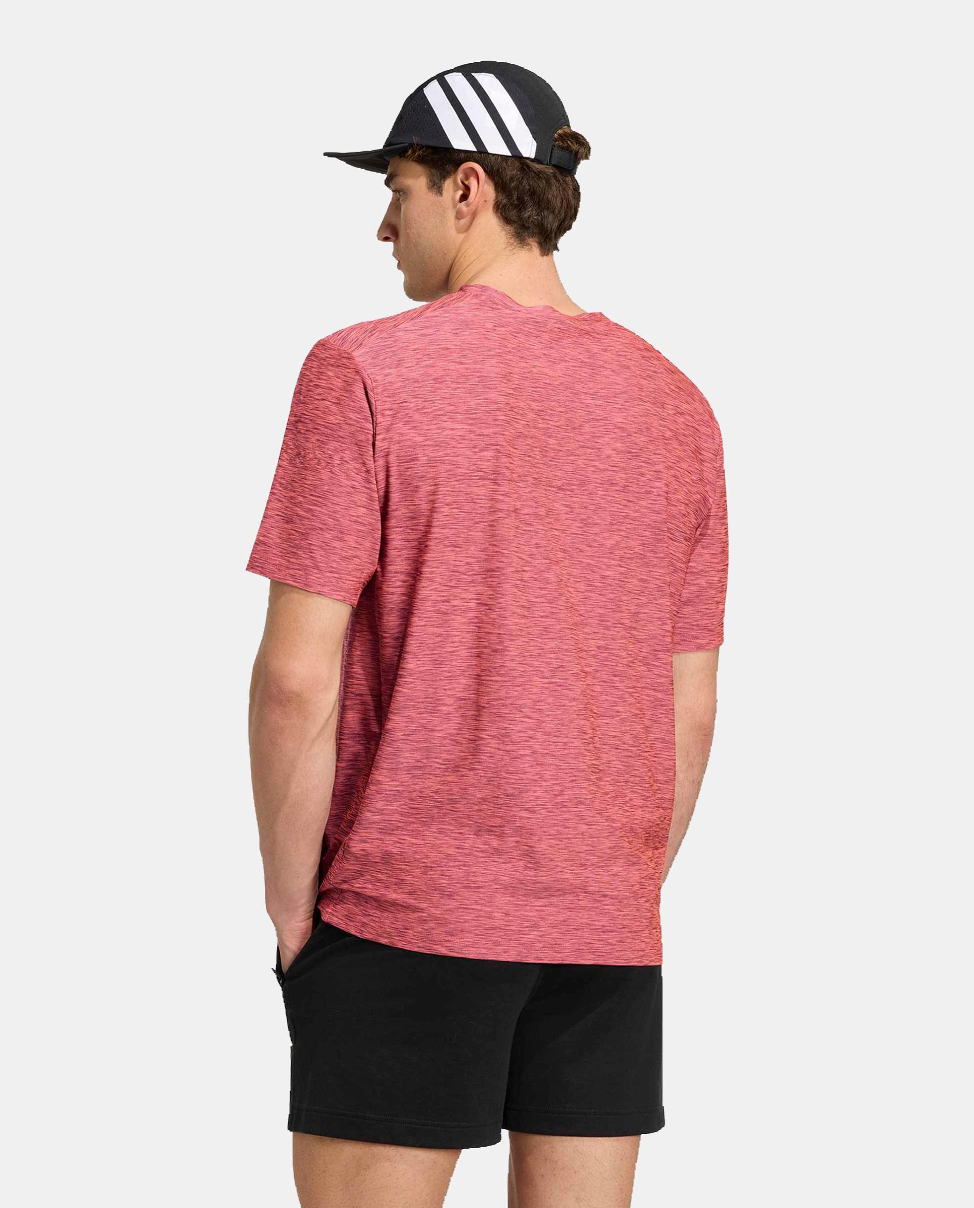 T-shirt de Homem Workout Essentials Rosa-2