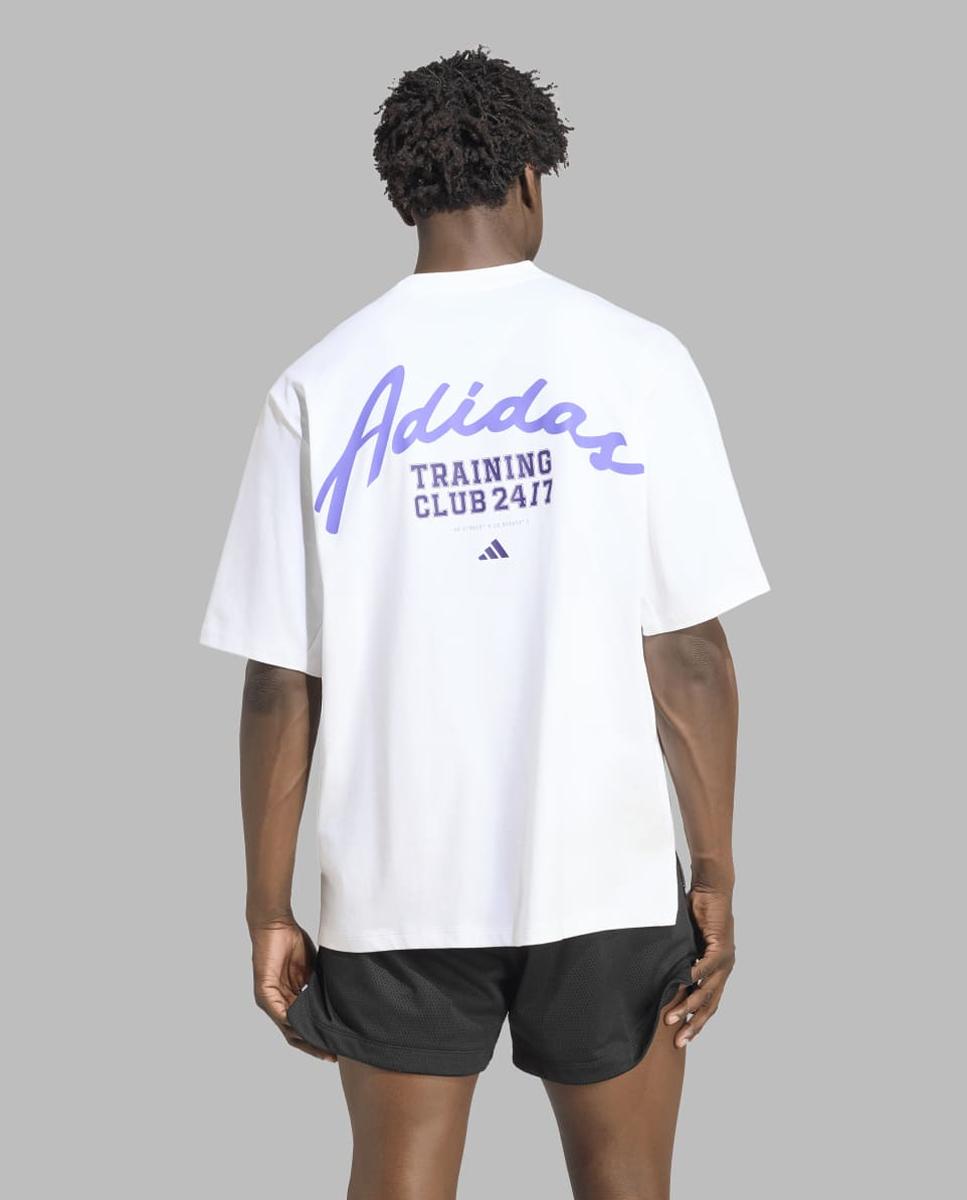 T-shirt de Homem Workout Essentials Branco-2