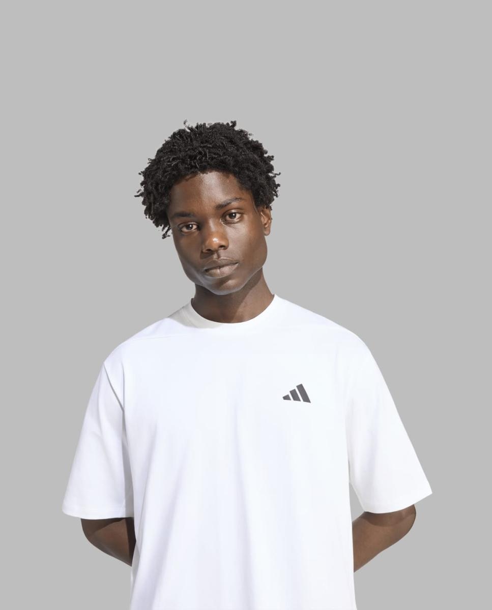 T-shirt de Homem Workout Essentials Branco-5