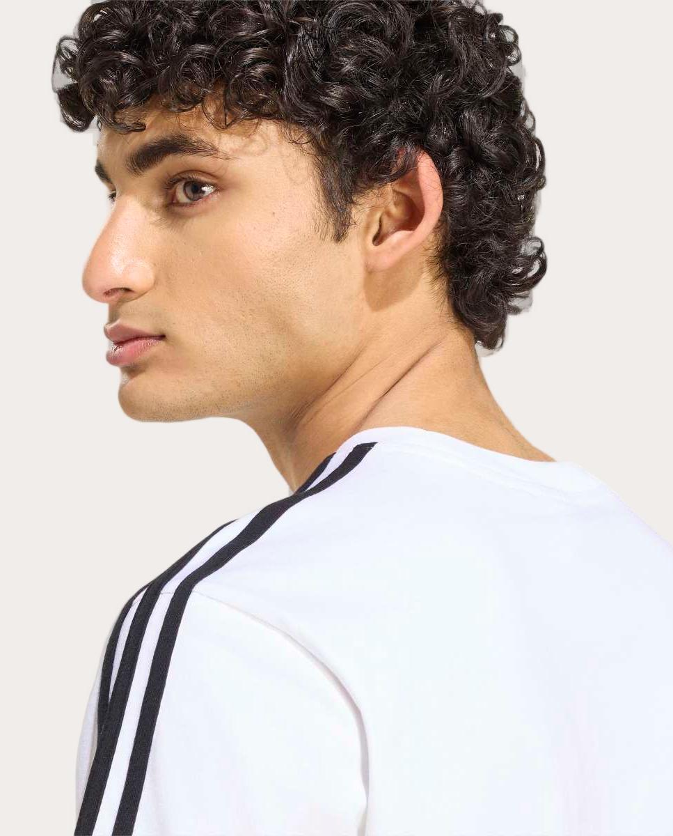 T-shirt de homem Essentials Adidas Branco-5