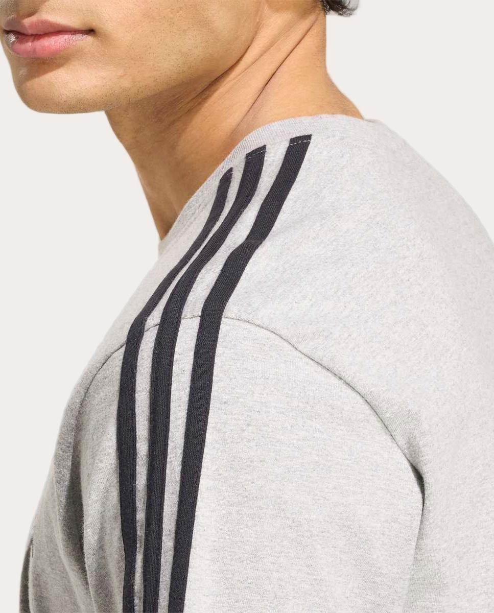 T-shirt de homem Essentials Adidas Cinzento-5