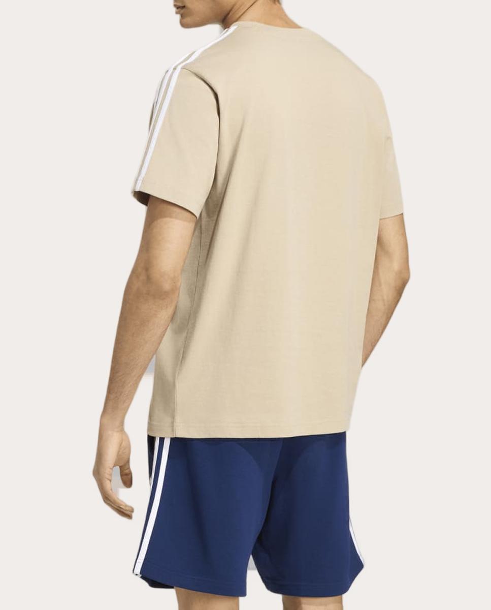 T-shirt de homem Essentials adidas Bege-2