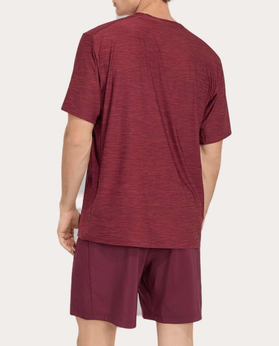 T-shirt de Homem Workout Essentials Vermelho-2