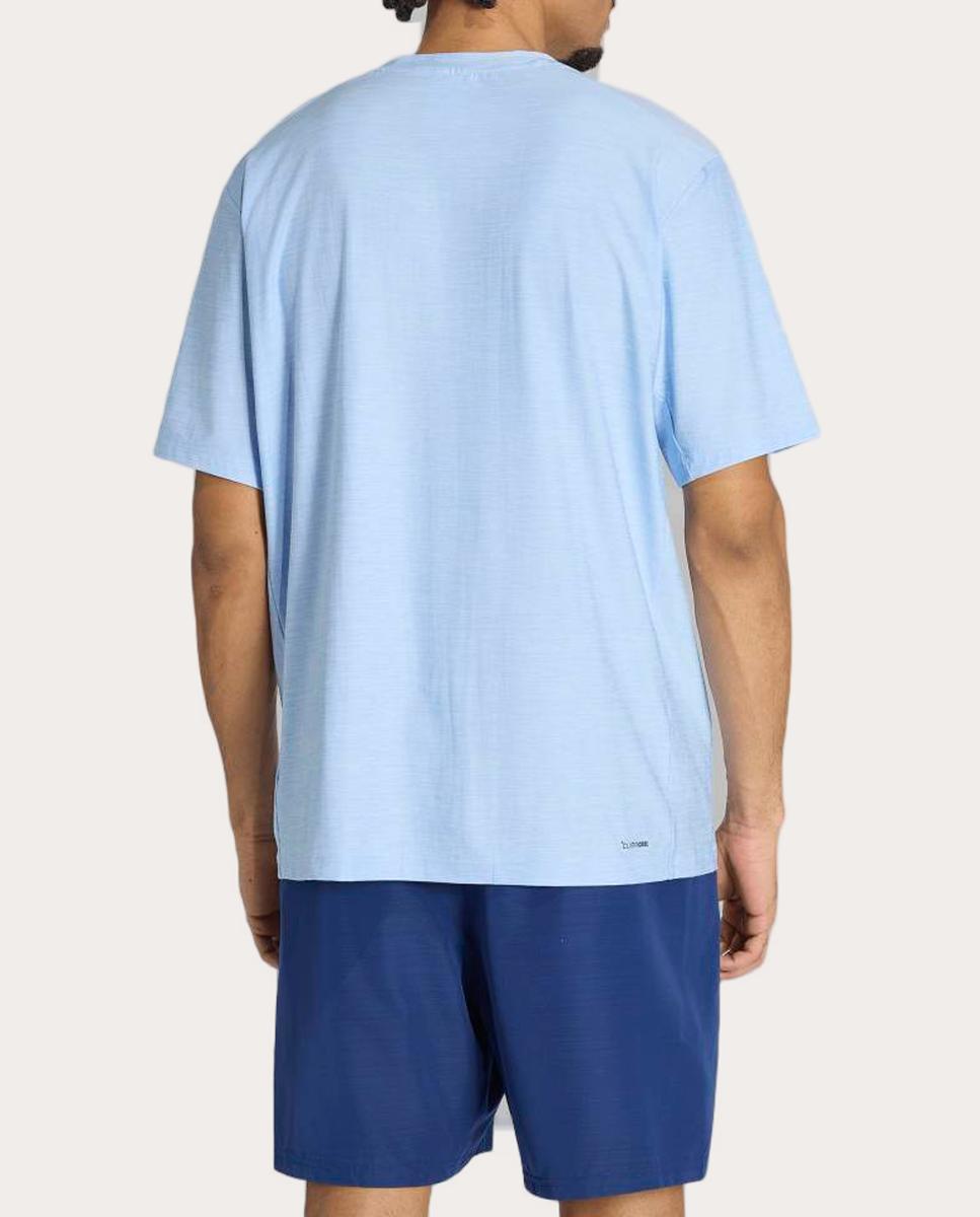 T-shirt de Homem Workout Essentials Azul-2