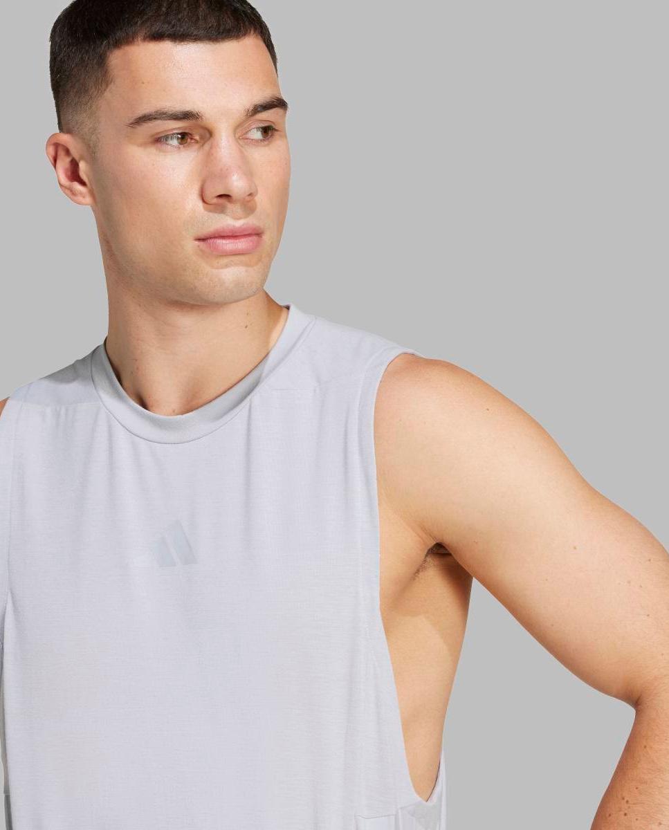 T-shirt de Homem Power Cinzento-4