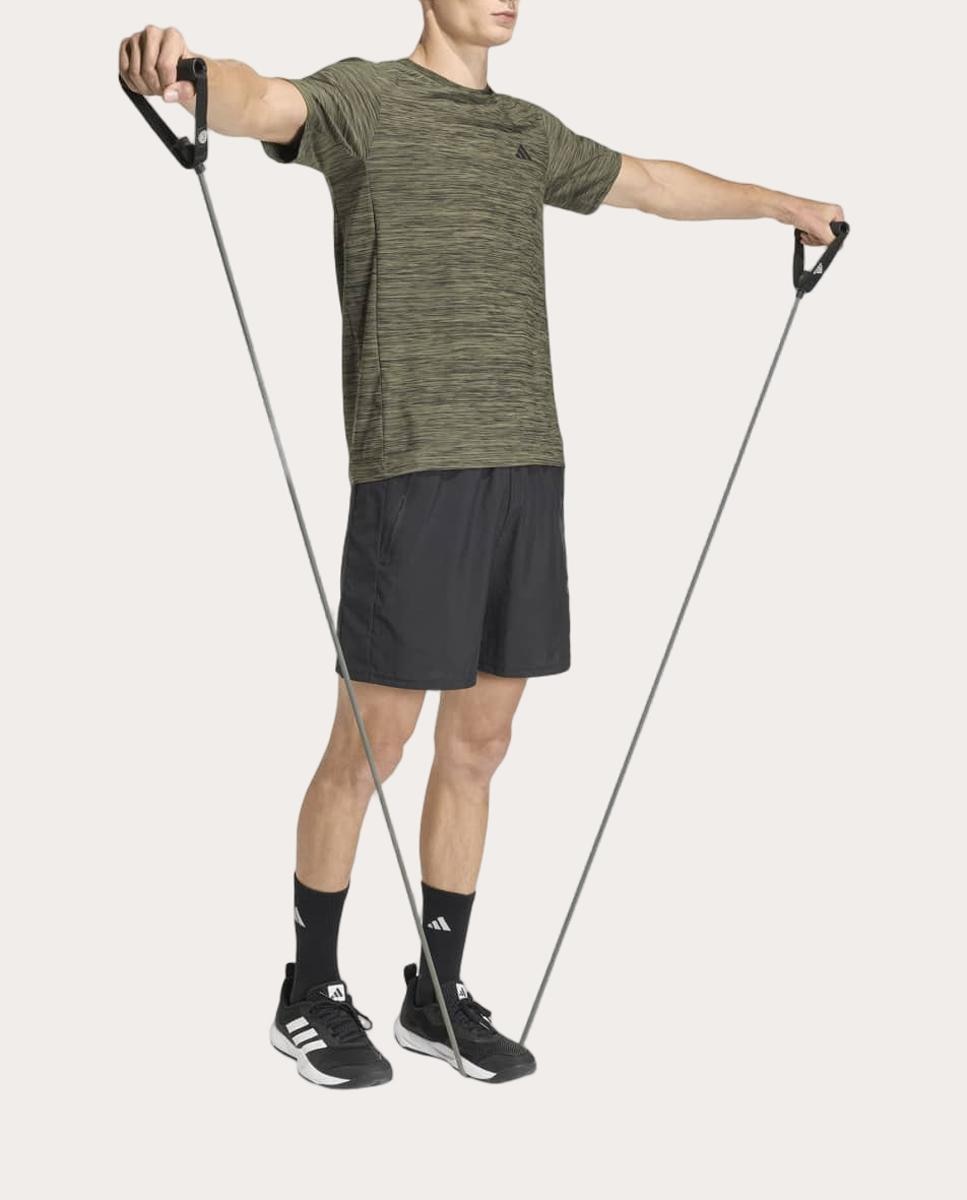T-shirt de Homem Workout Essentials Verde-3