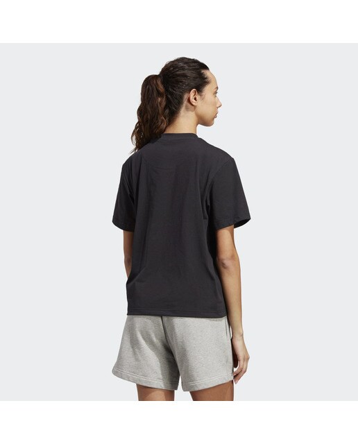 T-shirt de Treino de Mulher by Stella McCartney TrueCasuals Regular Sportswear Preto-2