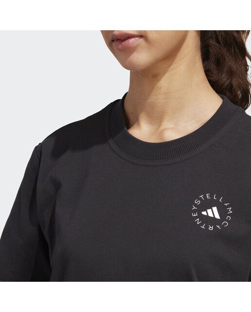 T-shirt de Treino de Mulher by Stella McCartney TrueCasuals Regular Sportswear Preto-3