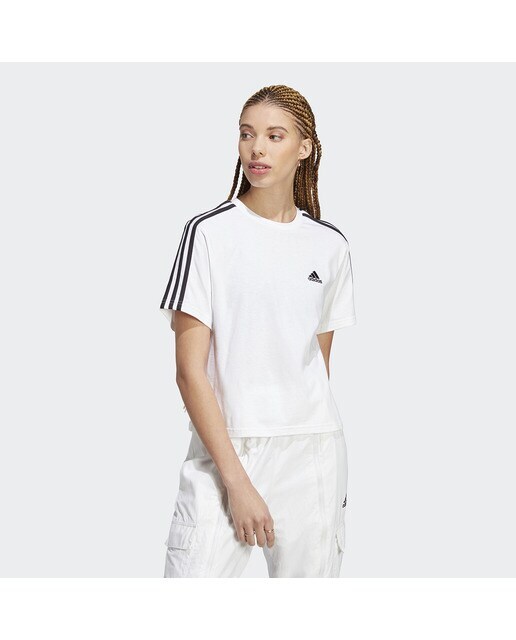 Camiseta de mujer Essentials 3-Stripes adidas