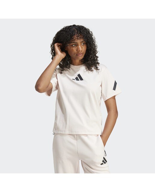 T-shirt de mulher Z.N.E. adidas Rosa-5