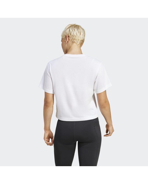 T-shirt de Mulher Train Essentials Big Logo Performance Training Branco-2