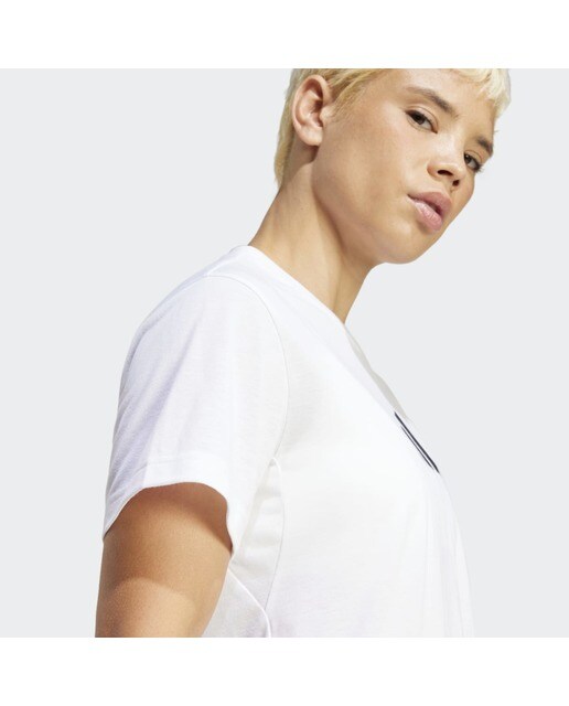 T-shirt de Mulher Train Essentials Big Logo Performance Training Branco-4