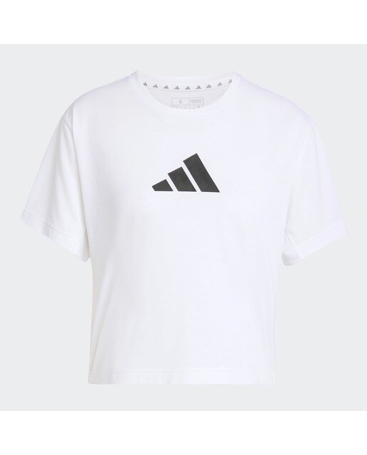 T-shirt de Mulher Train Essentials Big Logo Performance Training Branco-6