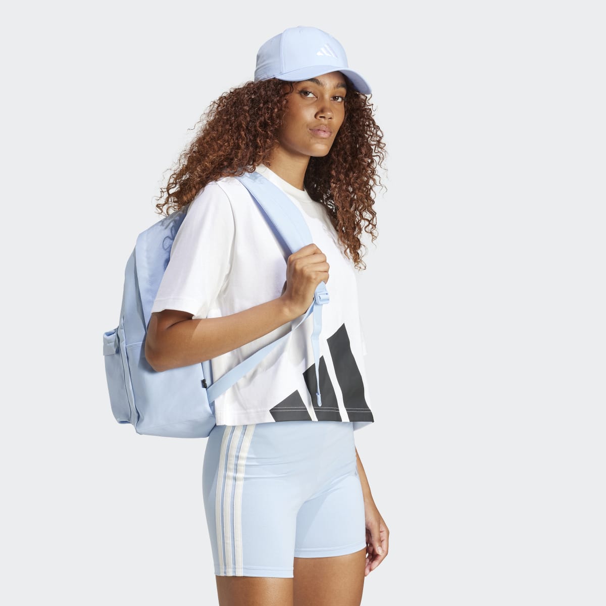 T-shirt de Mulher Essentials Big Logo Boyfriend Branco-4