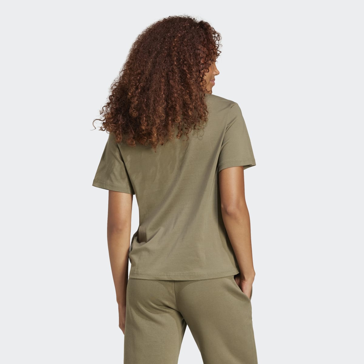 T-shirt de Mulher Essentials Small Logo Cotton Verde-2