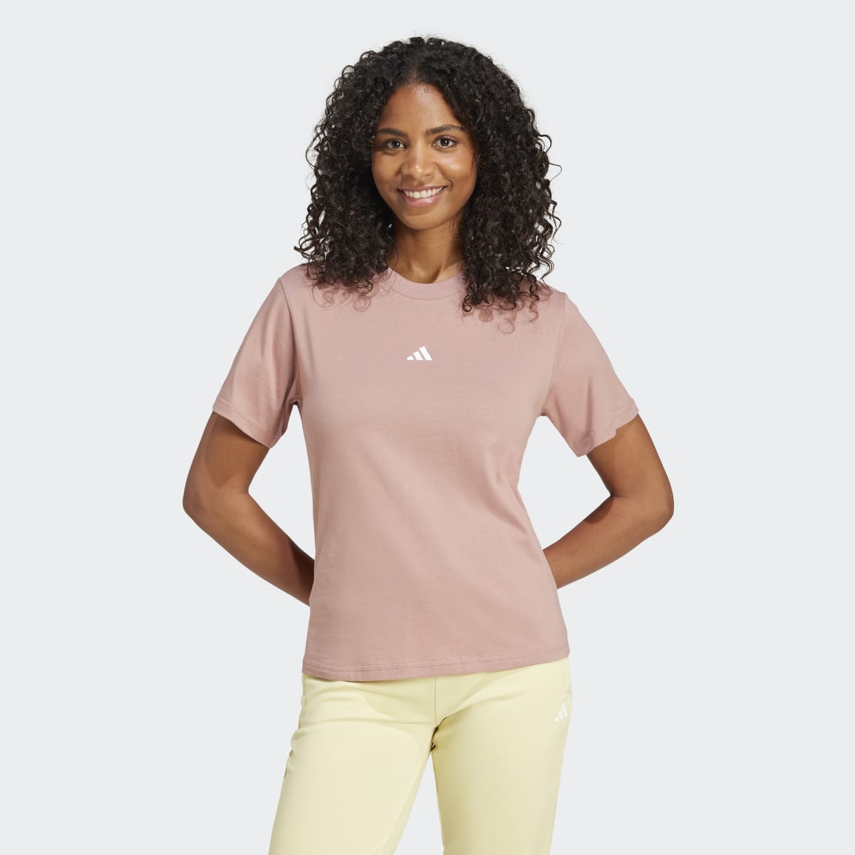 T-shirt de Mulher Essentials Small Logo Cotton Vermelho-1