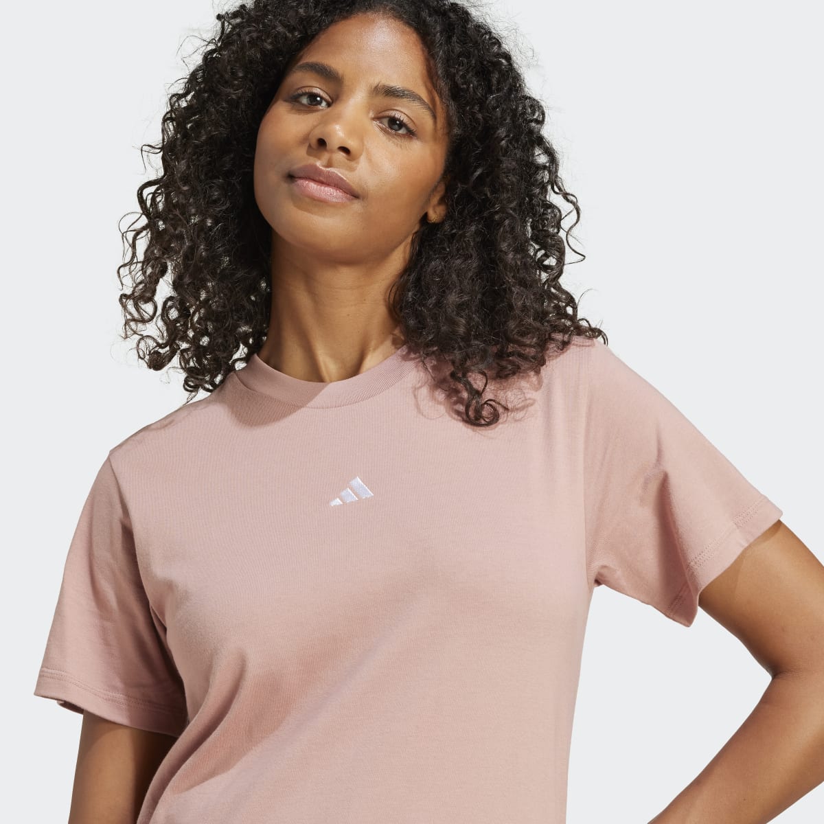 T-shirt de Mulher Essentials Small Logo Cotton Vermelho-3