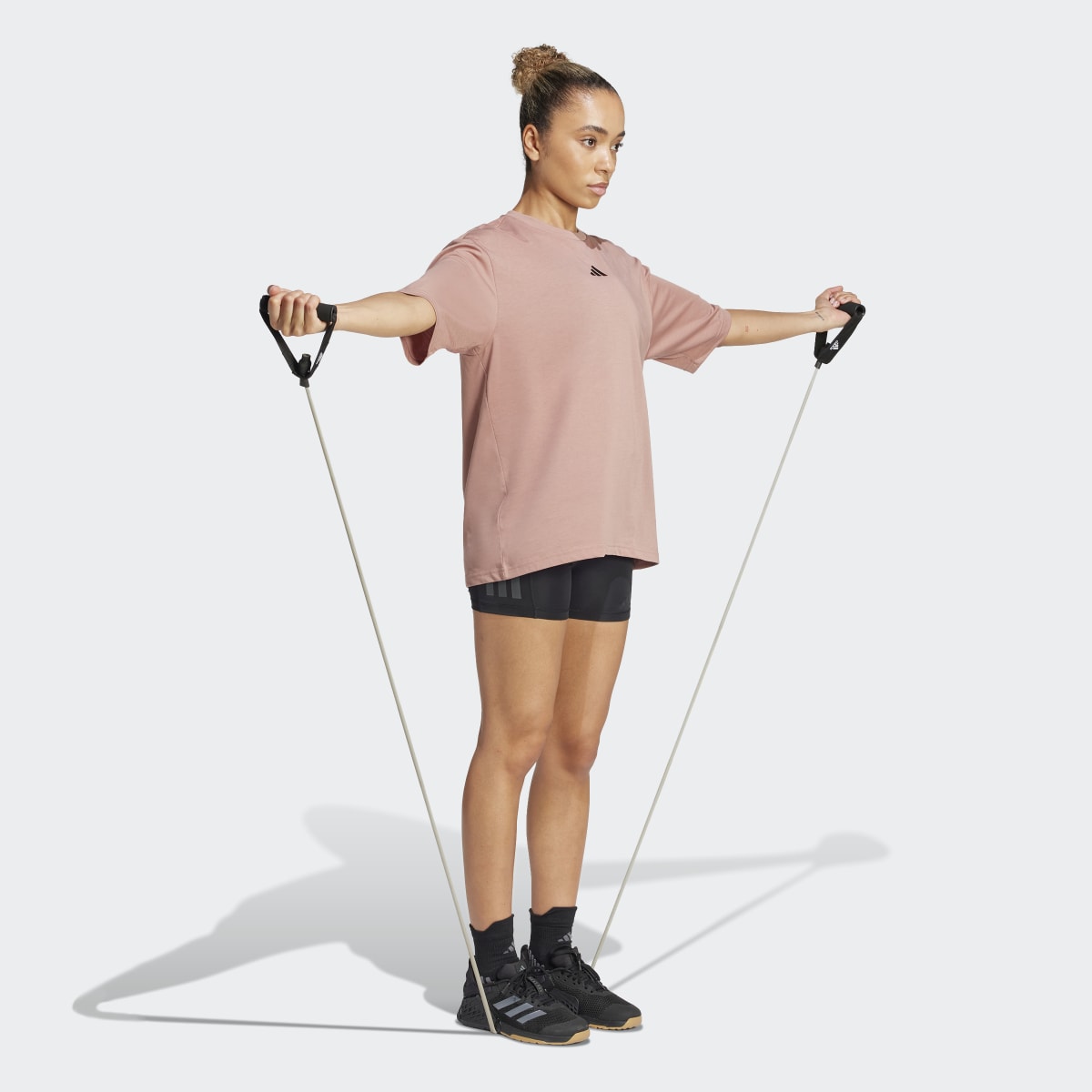 T-shirt de Mulher Climacool One Rep at a Time Training Graphic Vermelho-4
