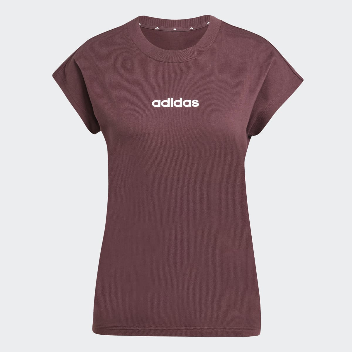 T-shirt de Mulher Essentials Linear Cotton Vermelho-5