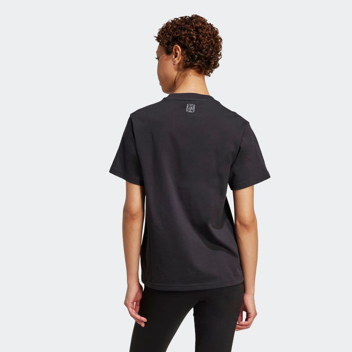 T-shirt de Mulher Animal Graphic Preto-2