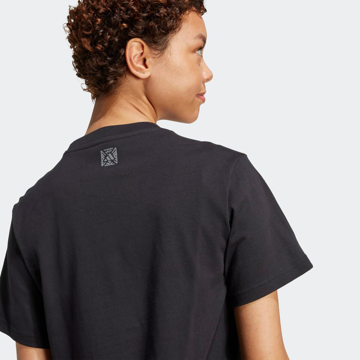 T-shirt de Mulher Animal Graphic Preto-4