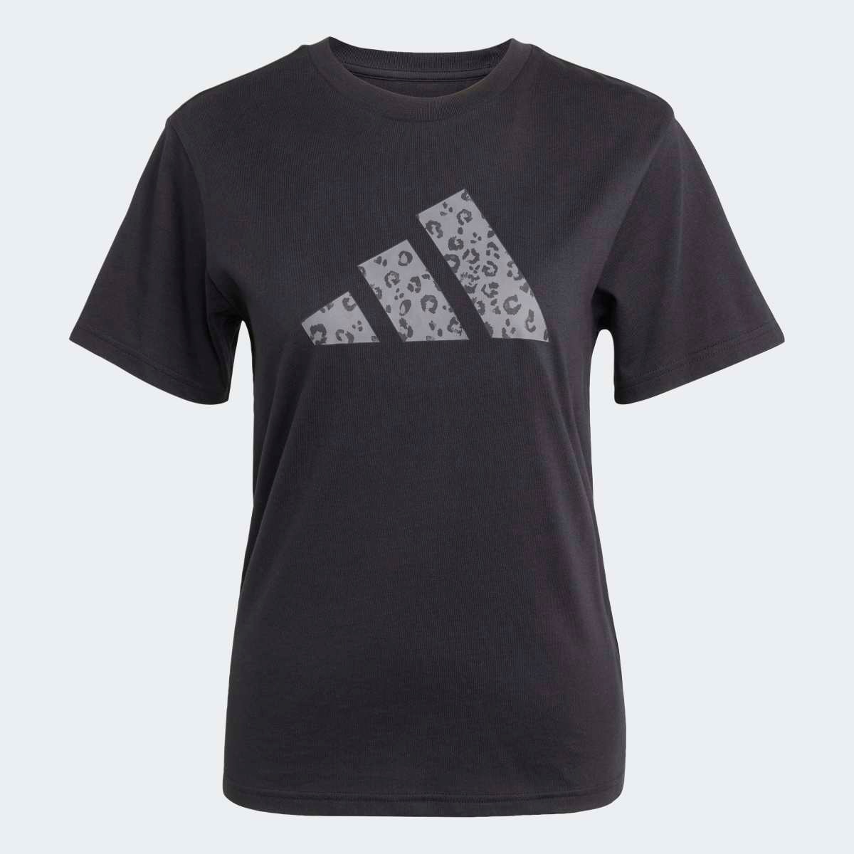 T-shirt de Mulher Animal Graphic Preto-6