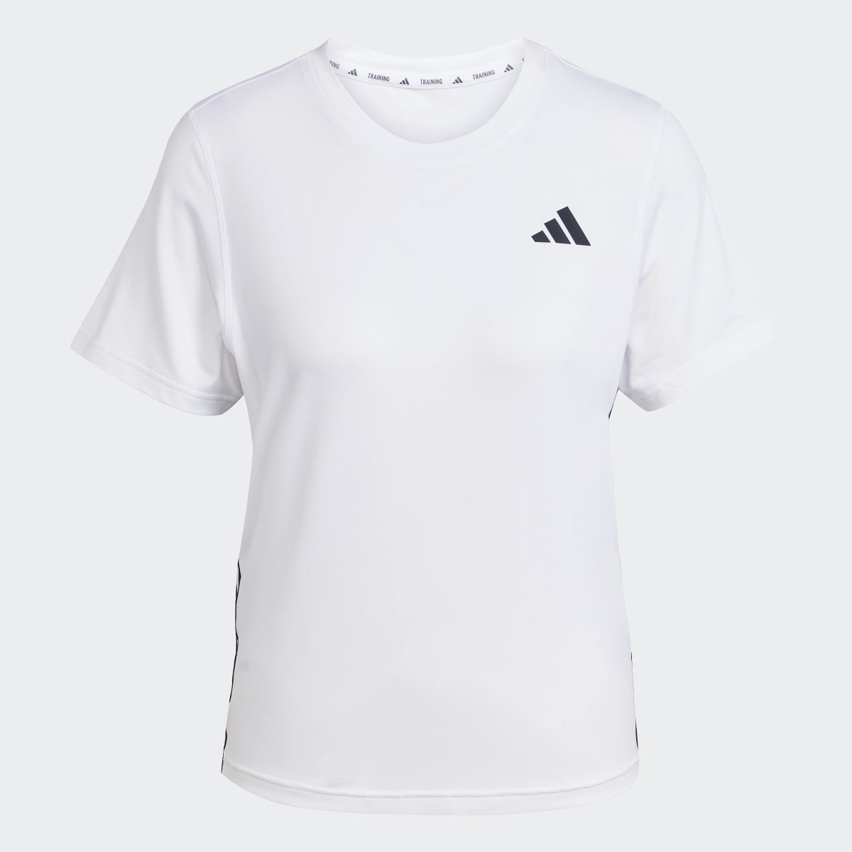 T-shirt de Mulher Train Essentials Workout 3 Faixas Branco-6