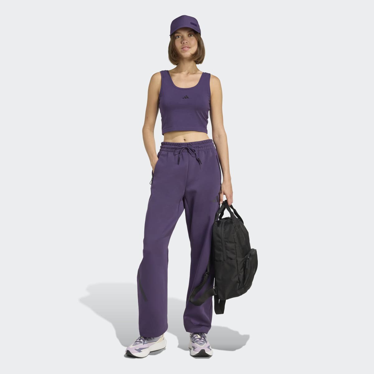 T-shirt de Mulher Essentials Small Logo Cotton Lifestyle Violeta-6