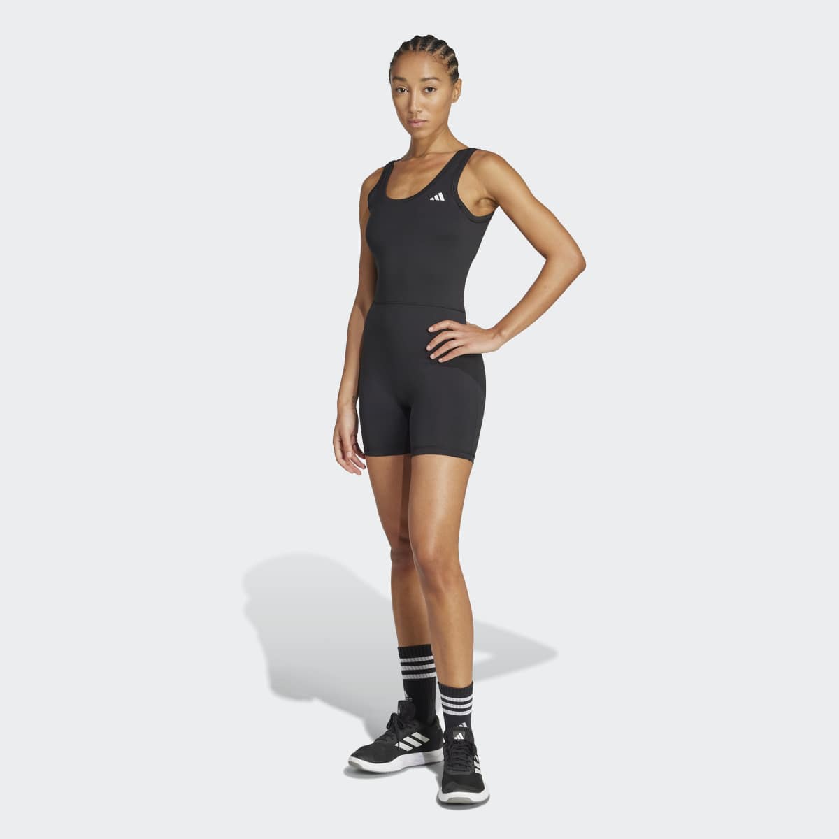 Body de Mulher Optime Essentials Preto-1