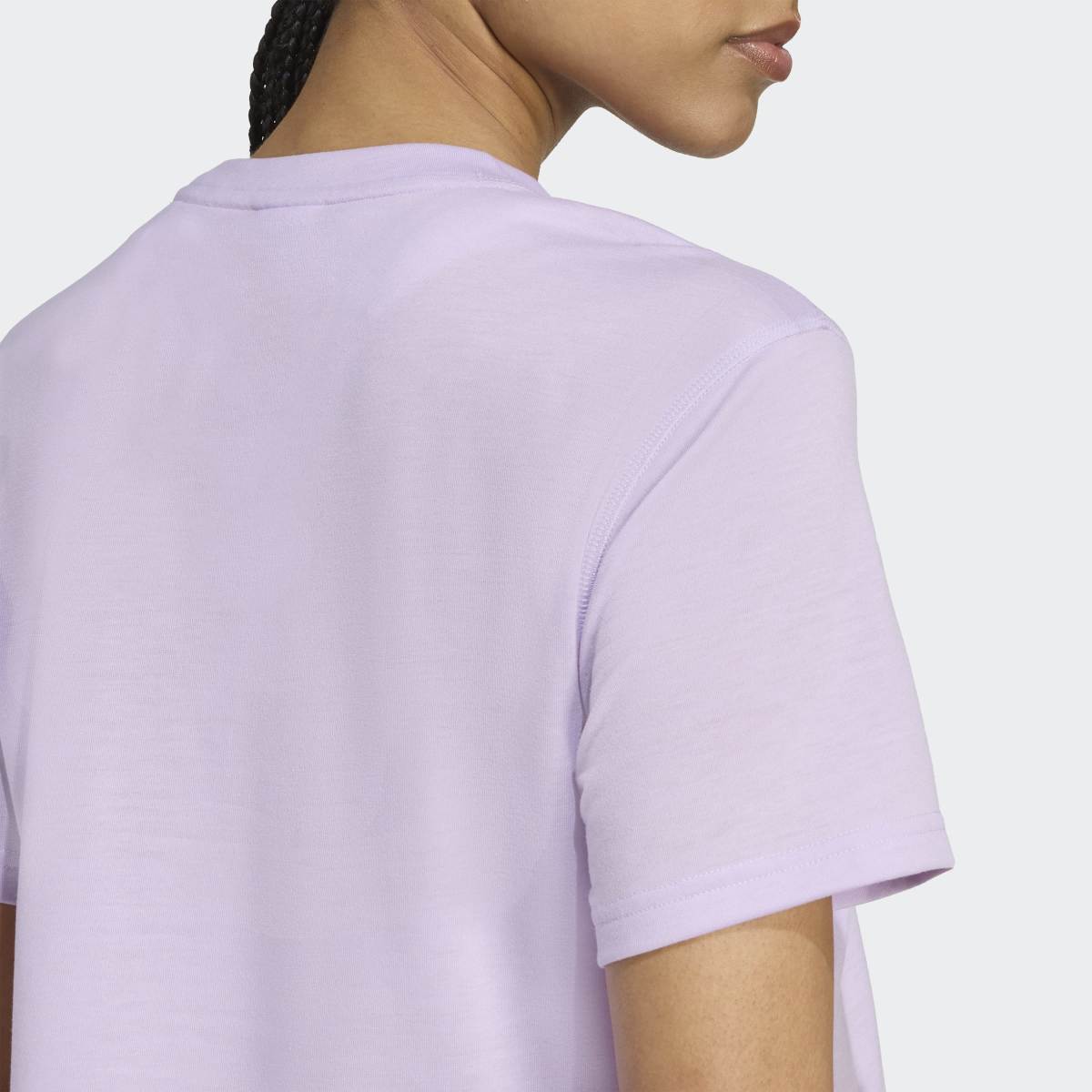 T-shirt de Mulher Train Essentials Boxy Workout Violeta-5
