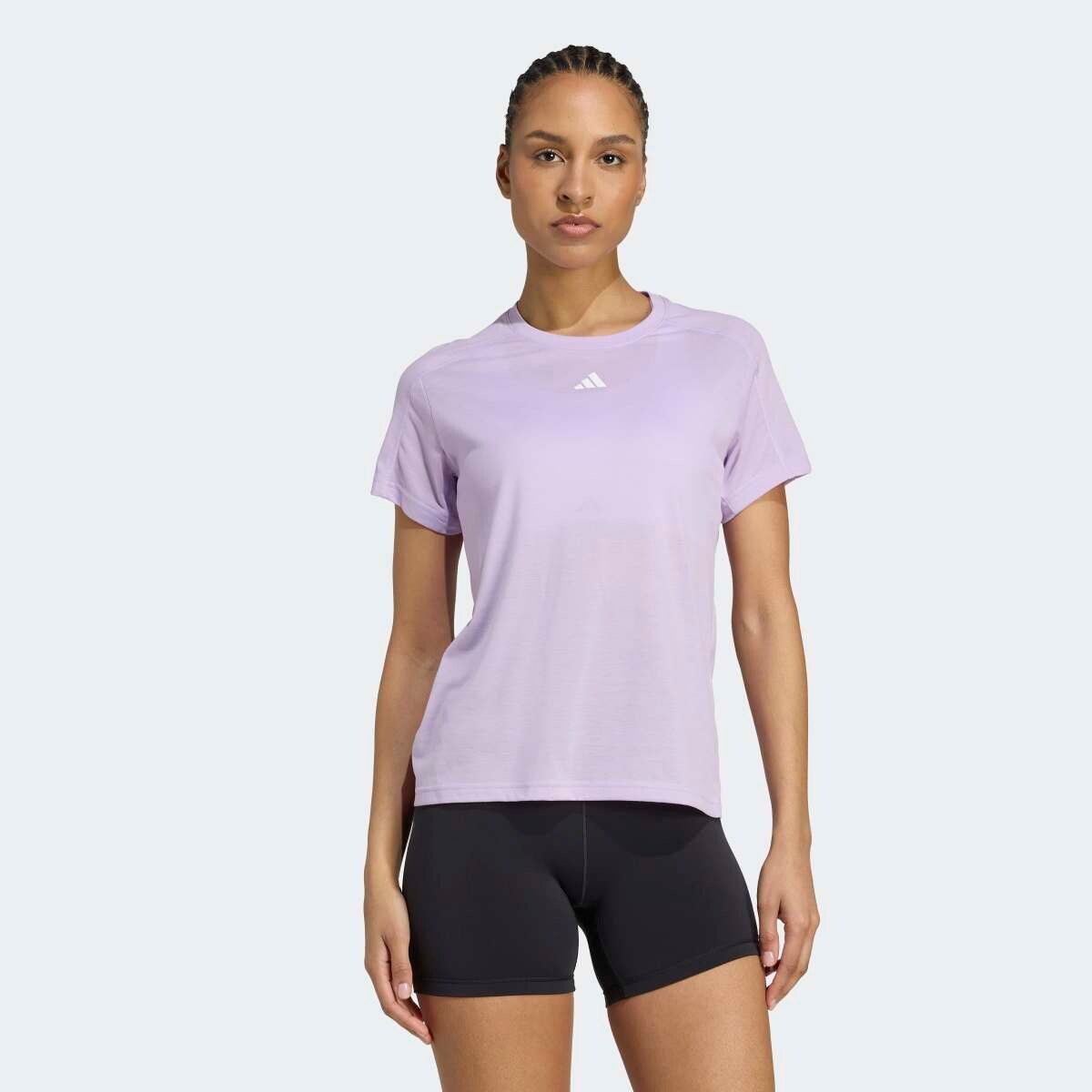 T-shirt de Mulher AEROREADY Train Essentials Minimal Branding Violeta-2