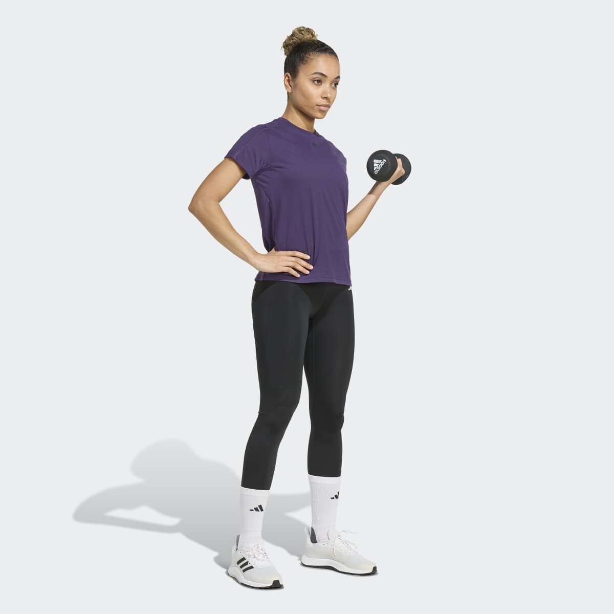 T-shirt de Mulher AEROREADY Train Essentials Minimal Branding Violeta-3