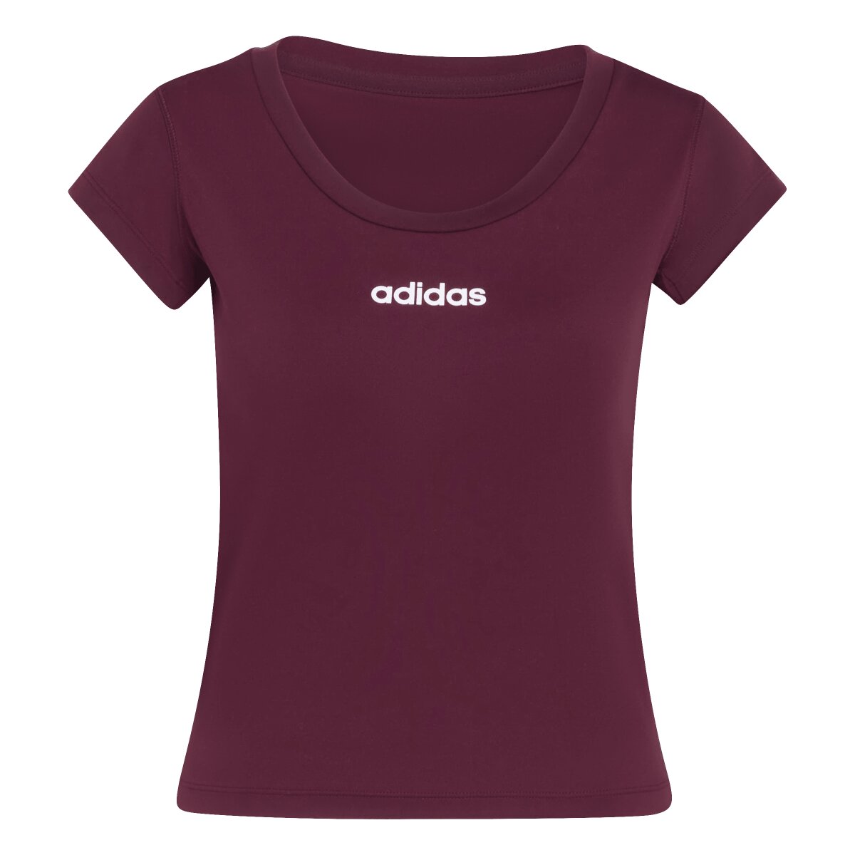 T-shirt de Mulher Workout Essentials Plus Bordeaux-2