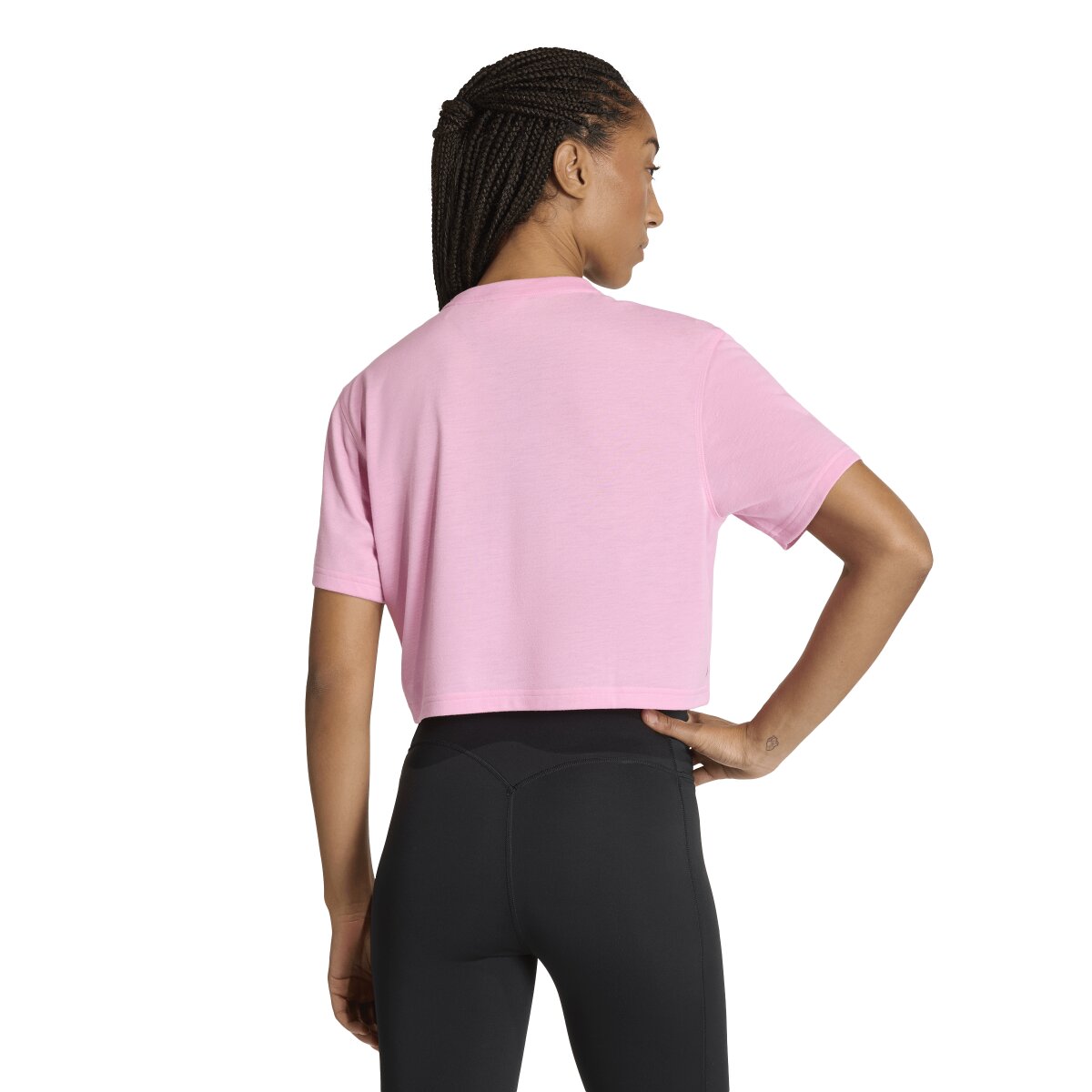 T-shirt de Mulher Workout Essentials Rosa-2