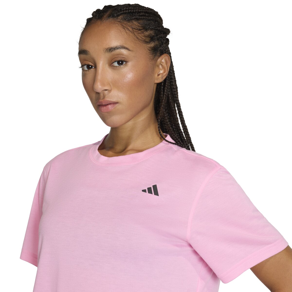 T-shirt de Mulher Workout Essentials Rosa-4