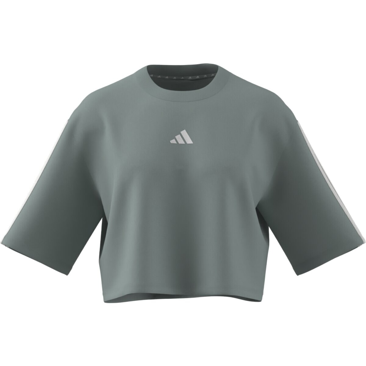 T-shirt de mulher Essentials adidas Verde-6
