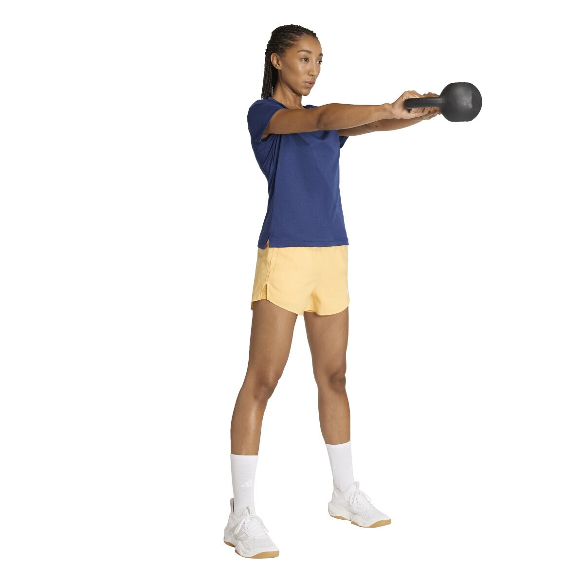 T-shirt de Mulher Workout Essentials Azul-3
