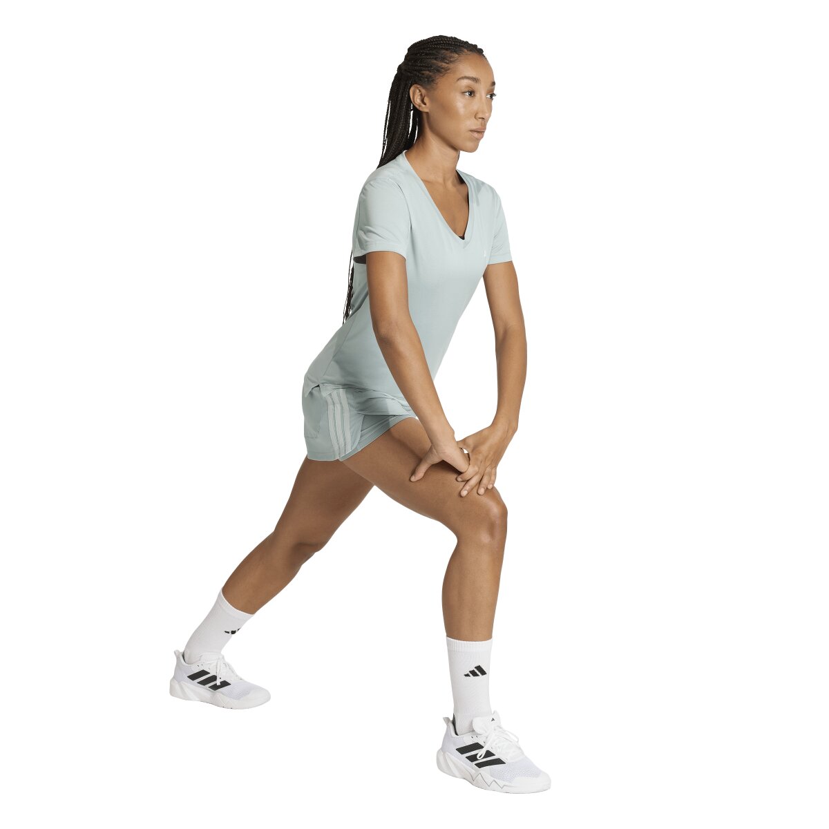 T-shirt de Mulher Workout Essentials Verde-4