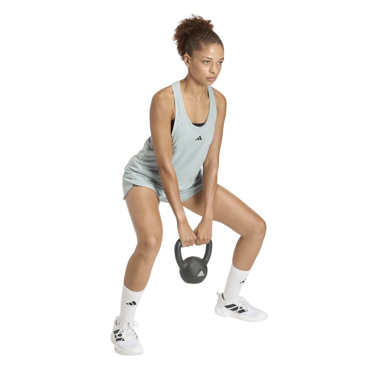 T-shirt de Mulher Workout Essentials Verde-4