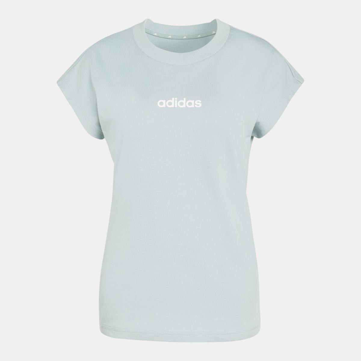 T-shirt de mulher Essentials adidas Verde-6