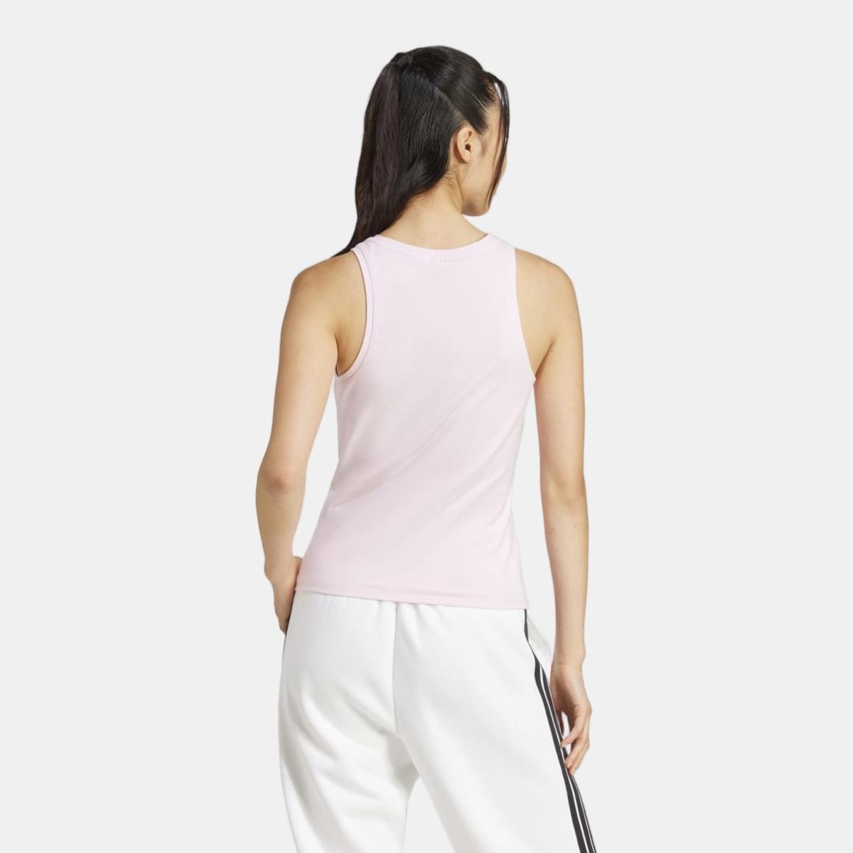 T-shirt de Mulher Essentials Linear Slim Cotton Rosa-2